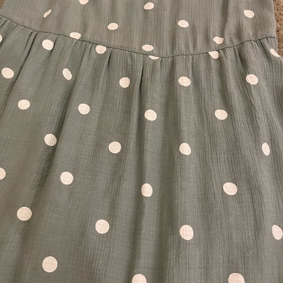 Altard State Sage Green Mini Ruffled Dress - Picture 4 of 4